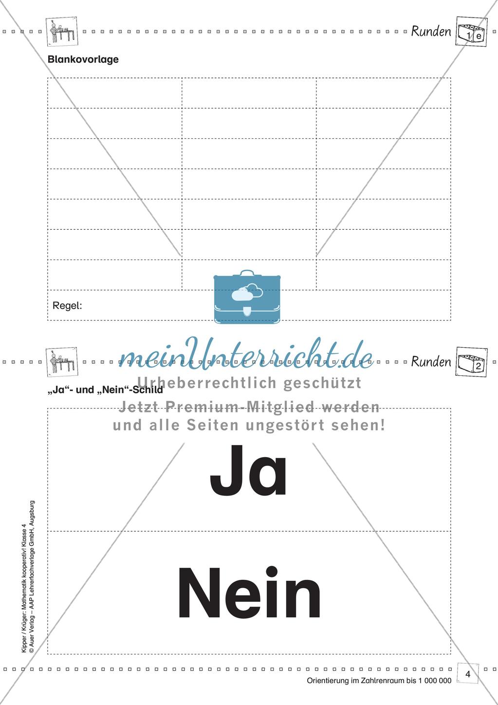 Mathematik kooperativ: Orientierung im Zahlenraum bis 1 000 000 Preview 6