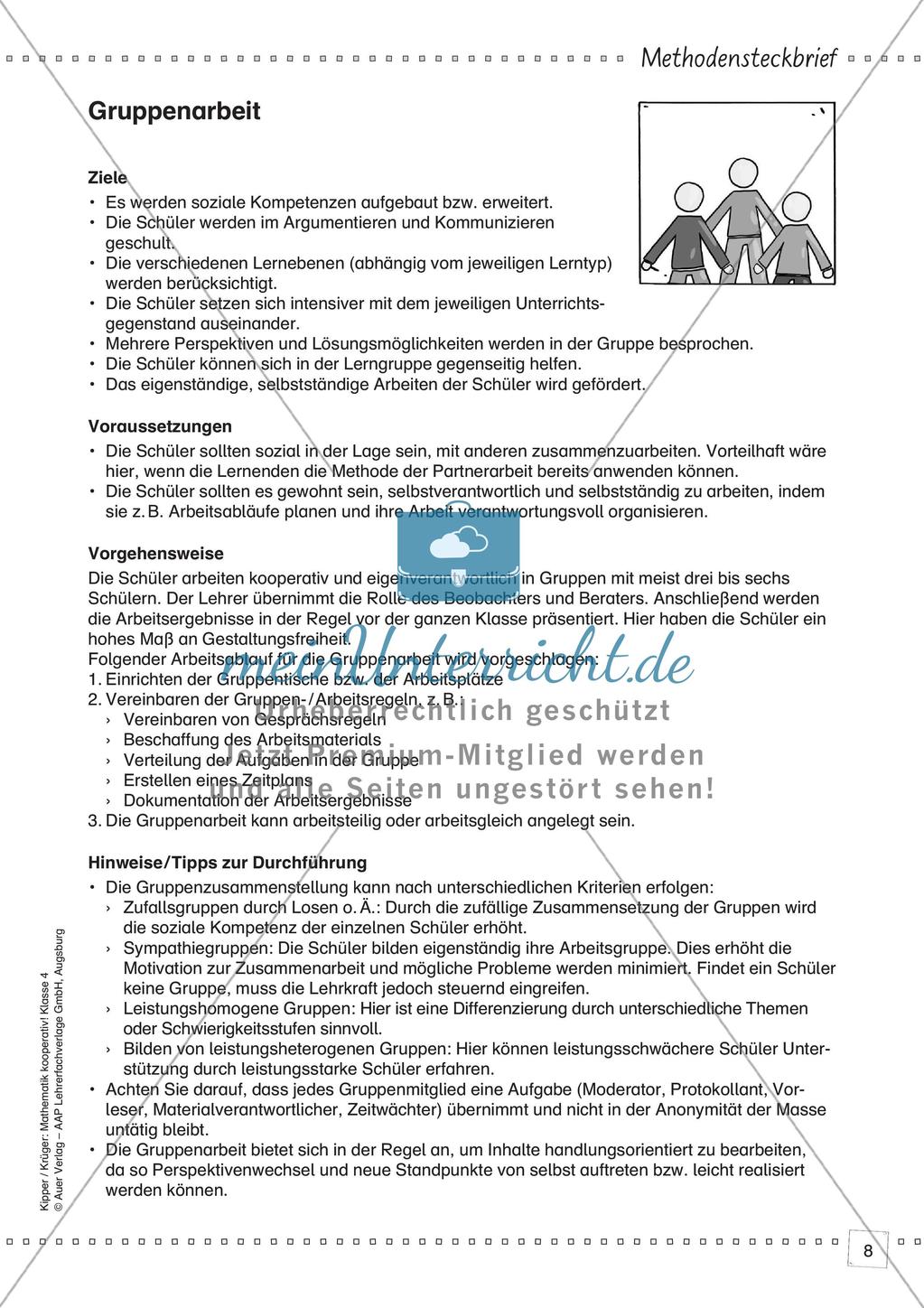 Mathematik kooperativ: Rechnen im Zahlenraum bis 1 000 000 Preview 10