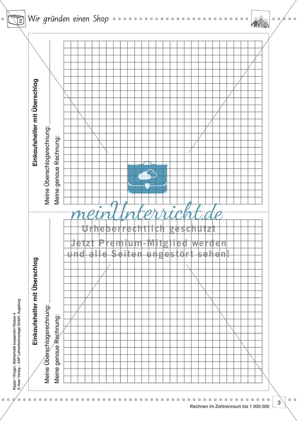 Mathematik kooperativ: Rechnen im Zahlenraum bis 1 000 000 Preview 5