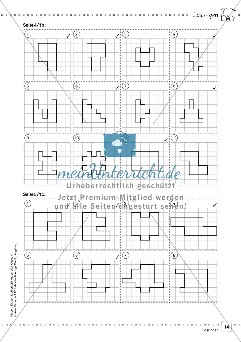 Mathematik kooperativ: Fläche und Umfang Preview 16