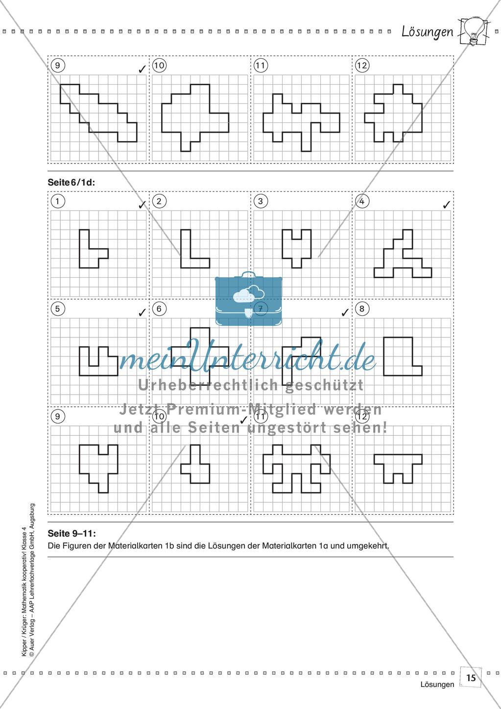 Mathematik kooperativ: Fläche und Umfang Preview 17