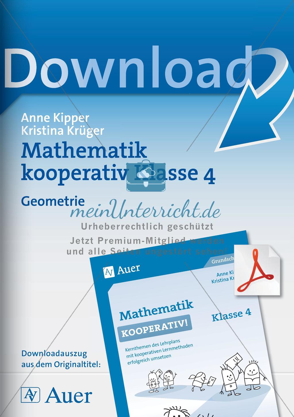 Mathematik kooperativ: Geometrie Preview 1