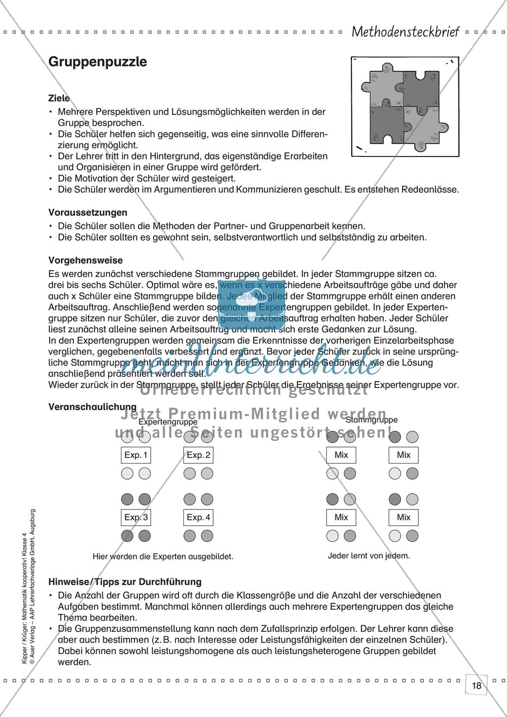 Mathematik kooperativ: Geometrie Preview 20