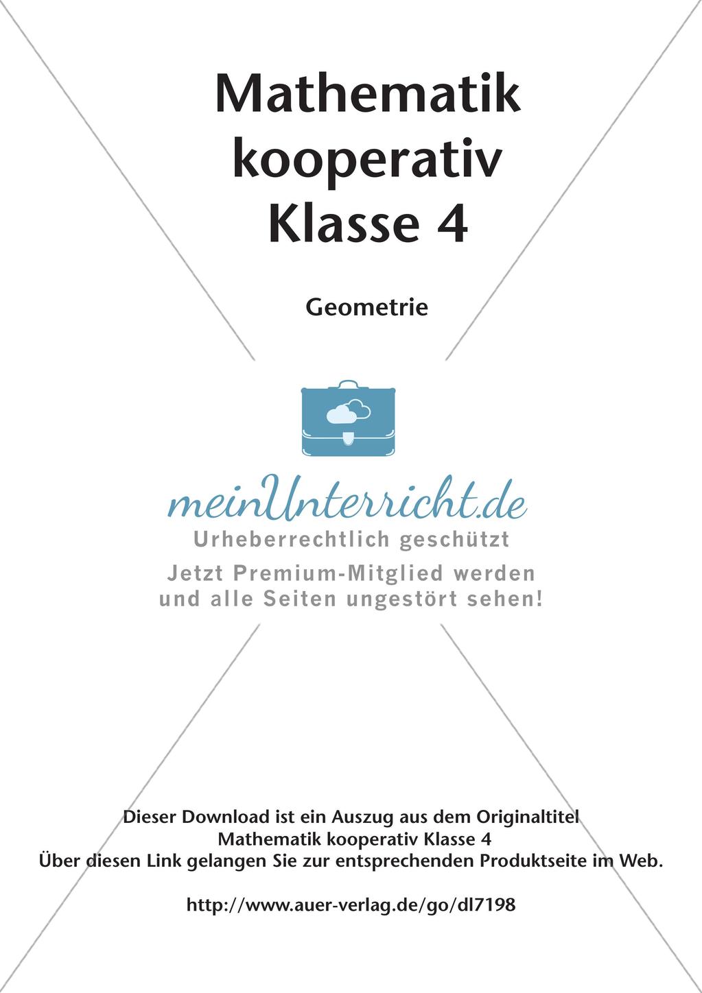 Mathematik kooperativ: Geometrie Preview 2
