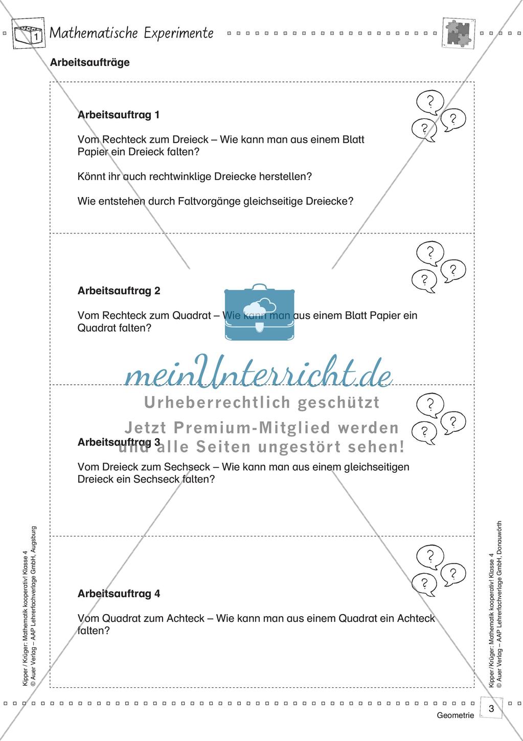 Mathematik kooperativ: Geometrie Preview 5
