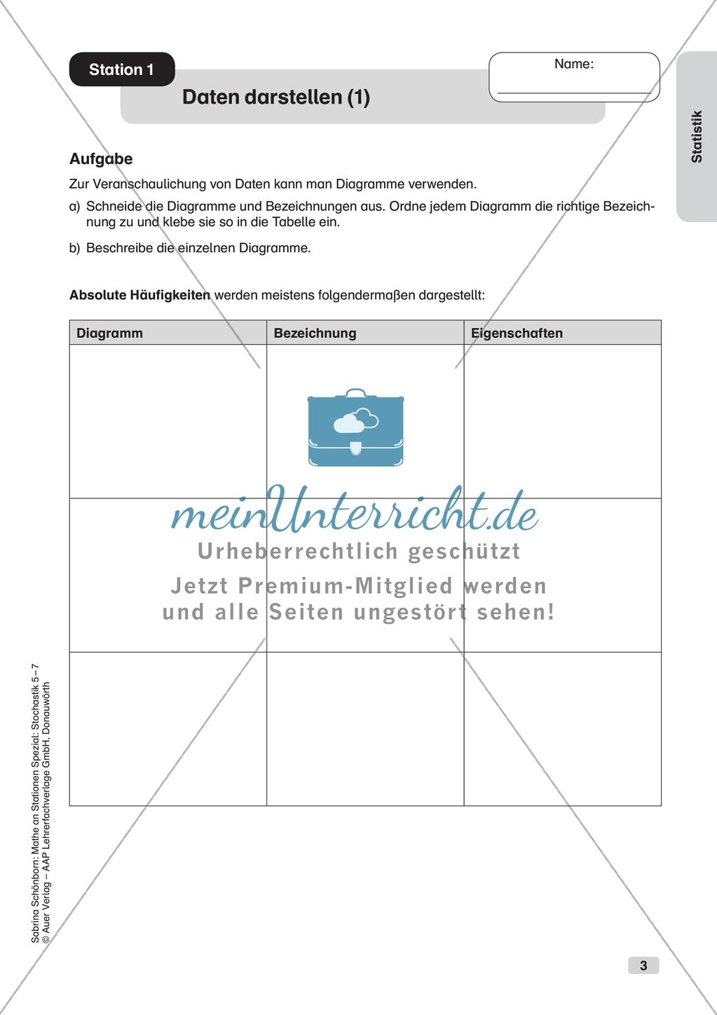 Mathe an Stationen: Statistik Preview 5