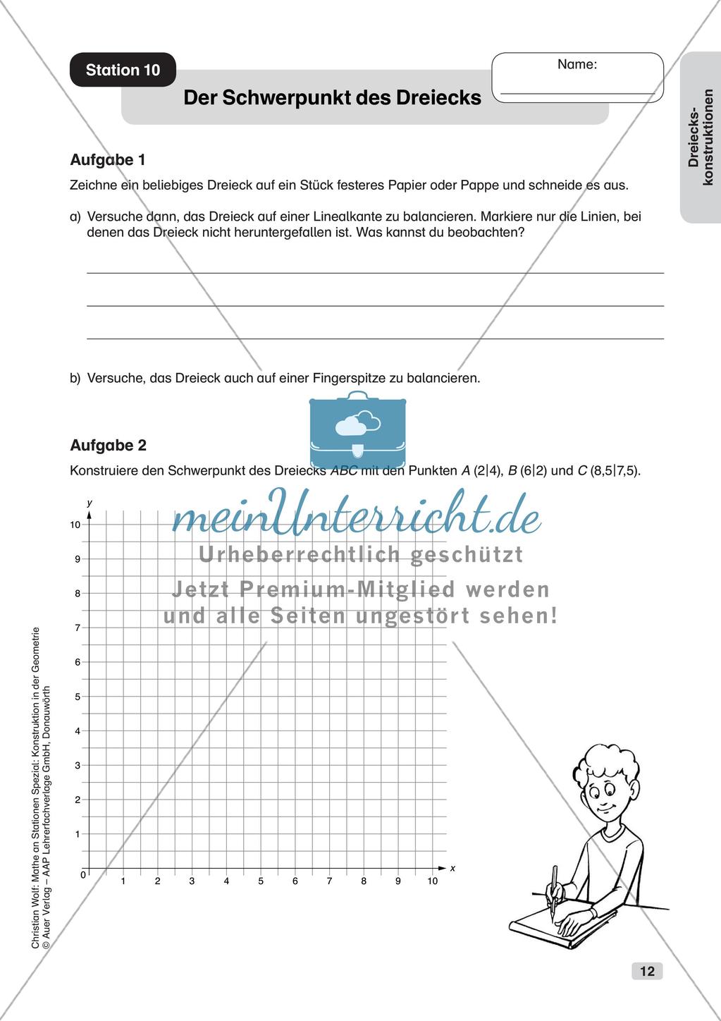 Geometrie an Stationen: Dreiecke Preview 14