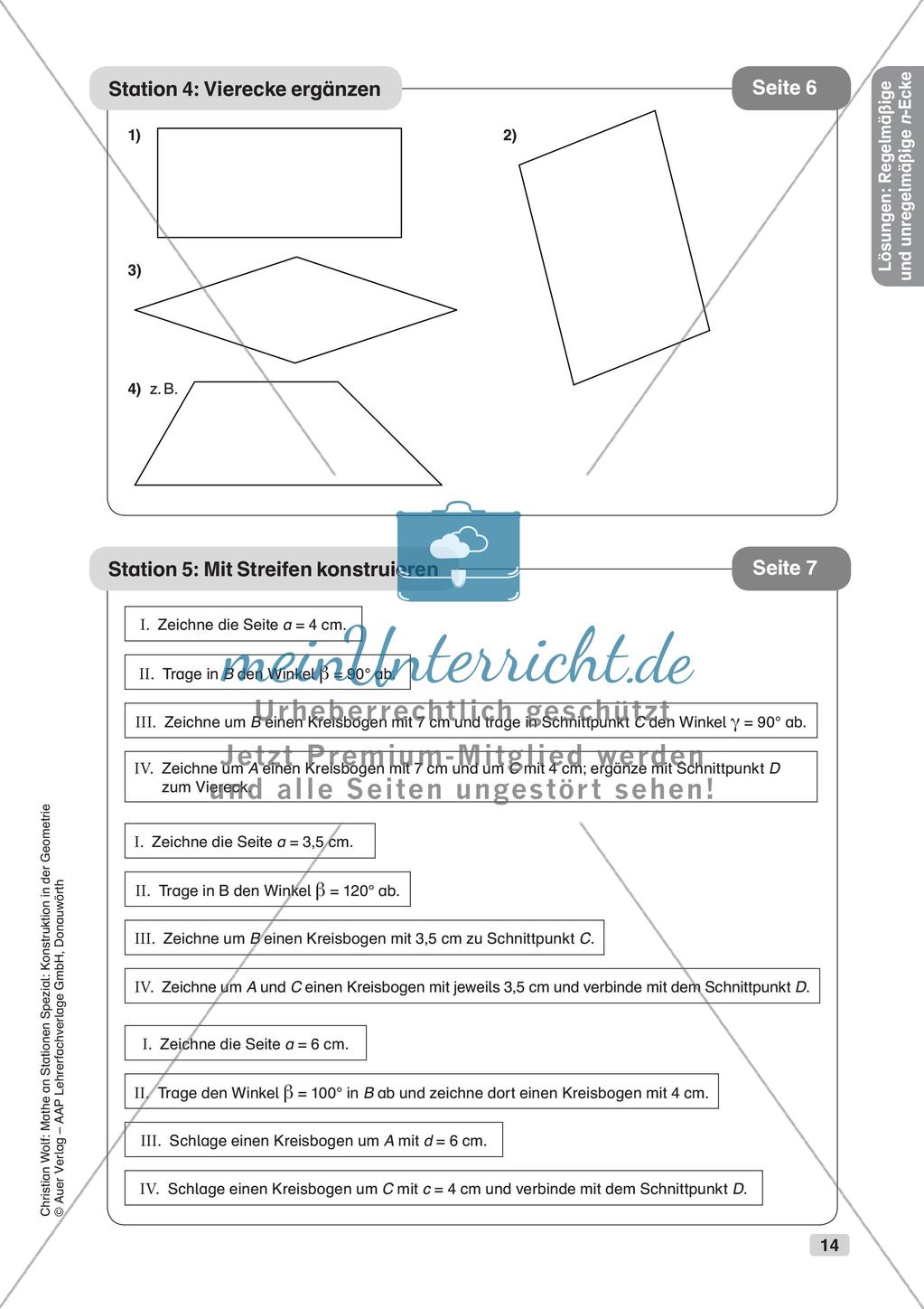 Geometrie an Stationen: n-Ecke Preview 16