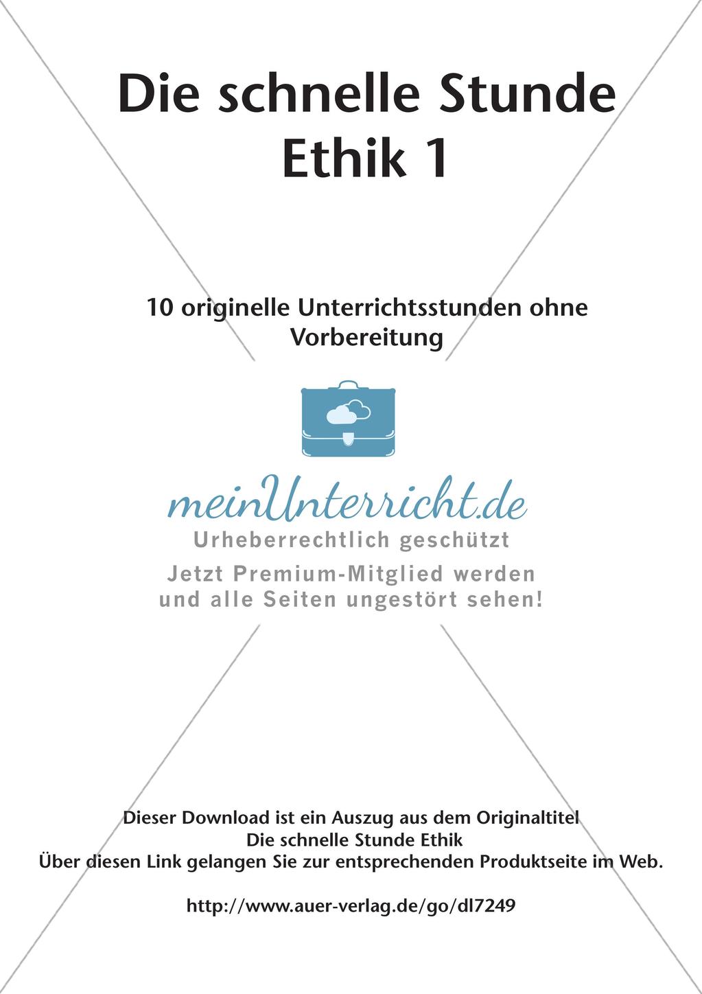 Die schnelle Stunde Ethik - Teil 1 Preview 2