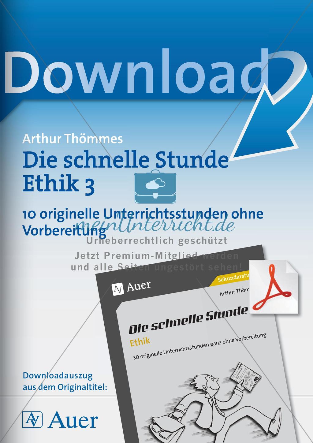 Die schnelle Stunde Ethik - Teil 3 Preview 1