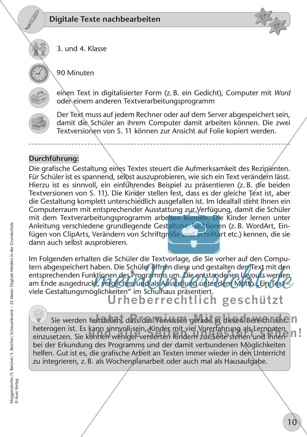 Digitale Medien in der Grundschule: Kunst Preview 12