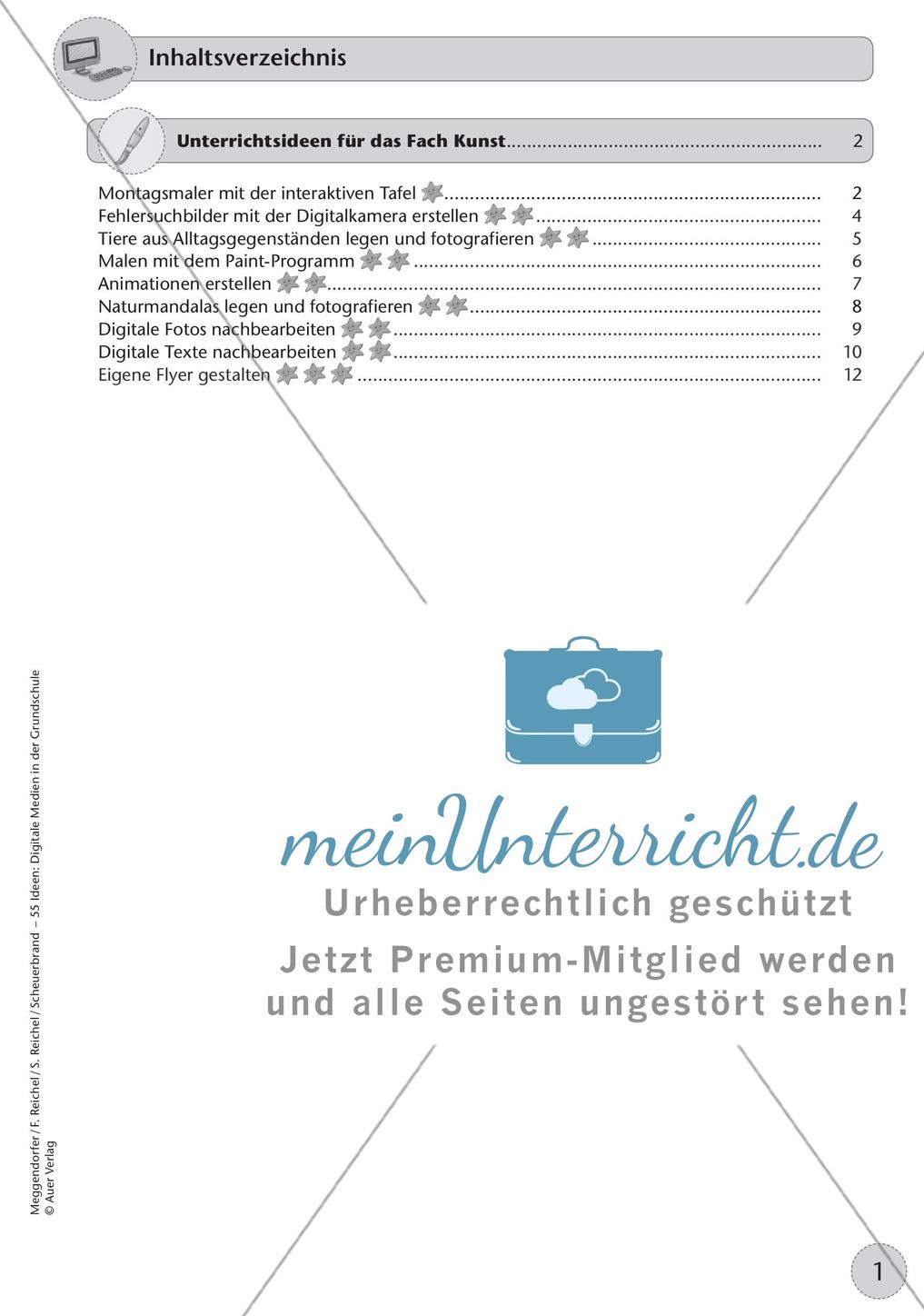 Digitale Medien in der Grundschule: Kunst Preview 3