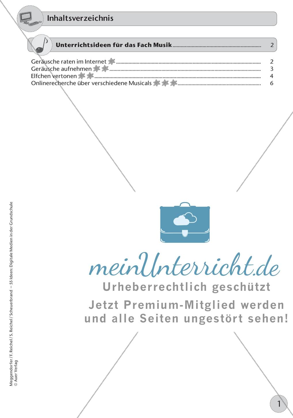 Digitale Medien in der Grundschule: Musik Preview 3