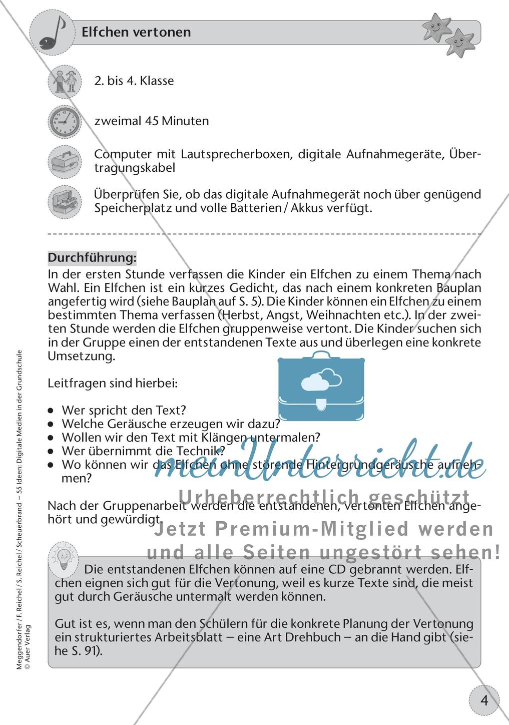 Digitale Medien in der Grundschule: Musik Preview 6