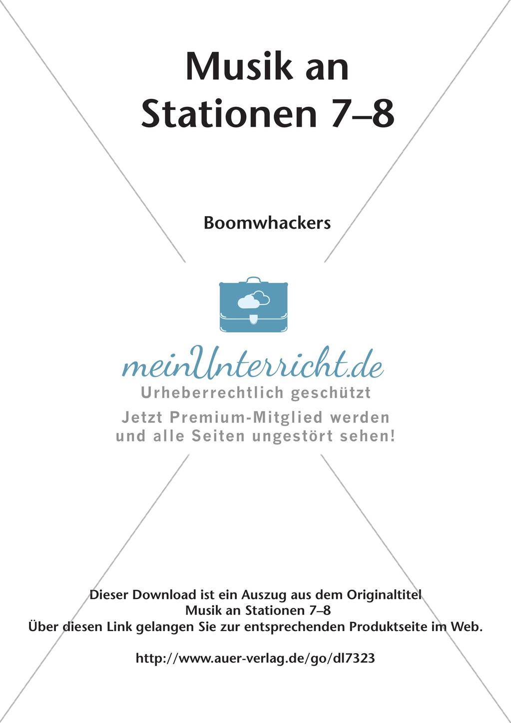 Musik an Stationen: Boomwhackers Preview 2