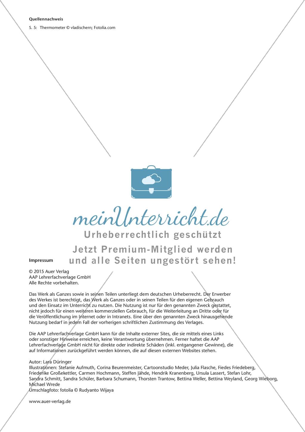 Fermi-Aufgaben - Rationale Zahlen Preview 14