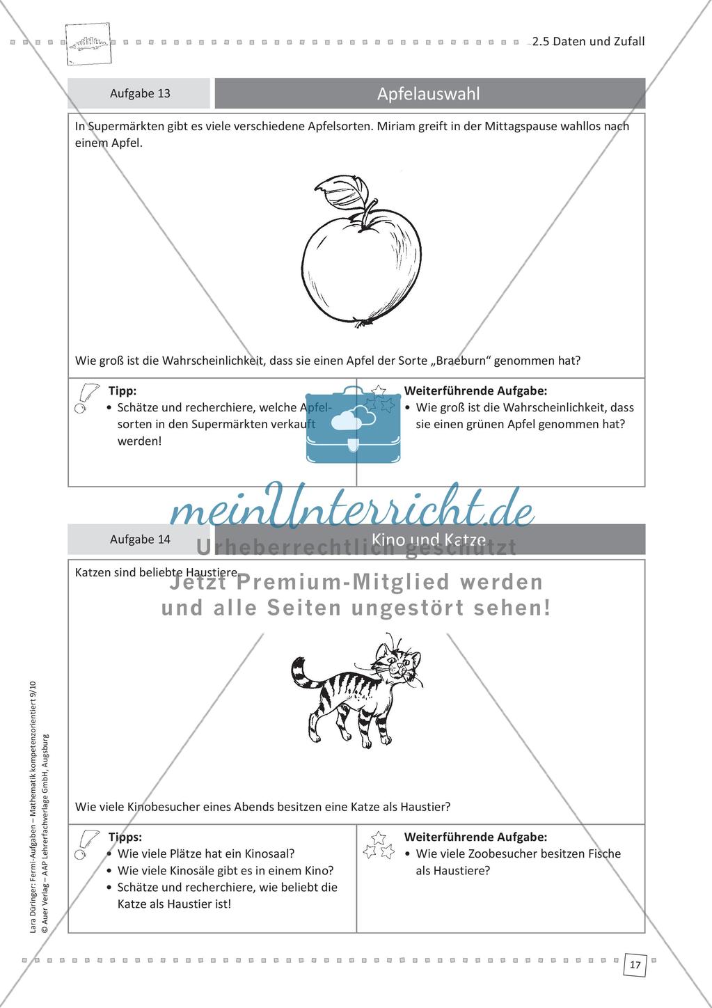 Fermi-Aufgaben - Kreis, Zylinder, Kegel und Kugel Preview 19