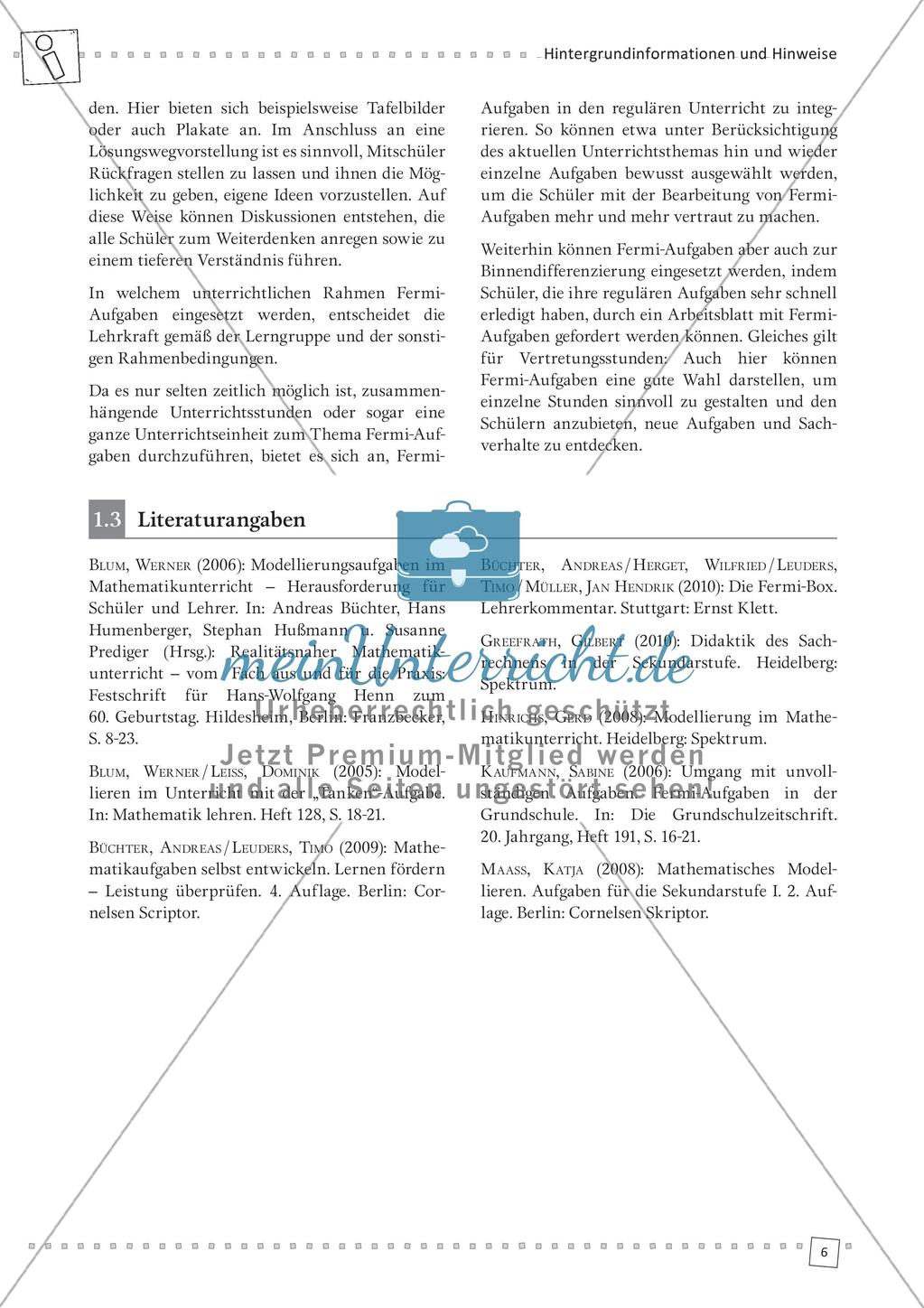 Fermi-Aufgaben - Kreis, Zylinder, Kegel und Kugel Preview 8