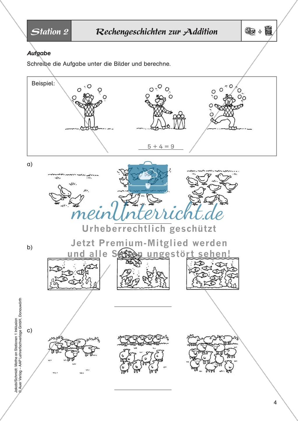 Mathe an Stationen - Inklusion: Größen und Sachrechnen Preview 6