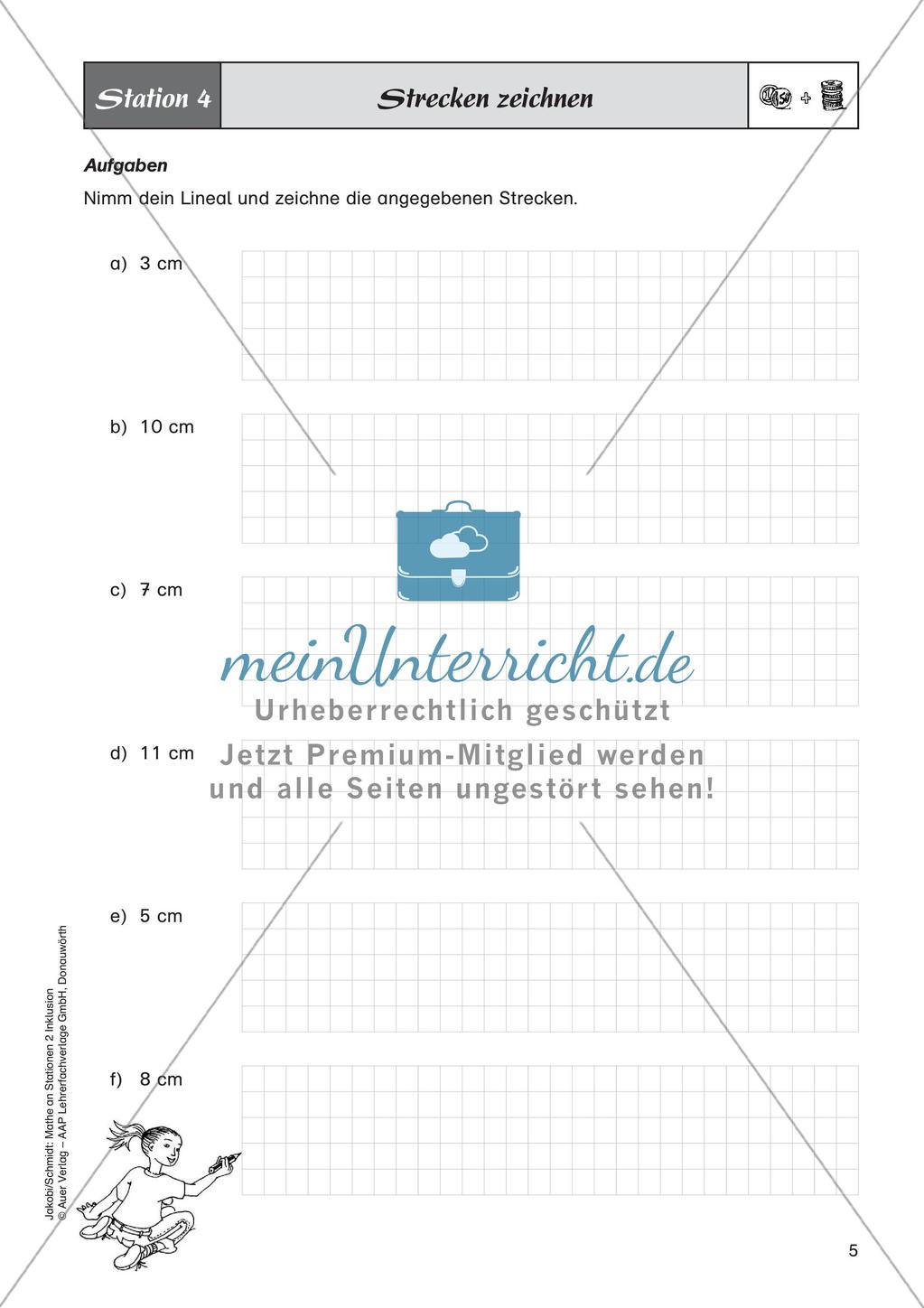 Mathe an Stationen - Inklusion: Größen und Sachrechnen Preview 7