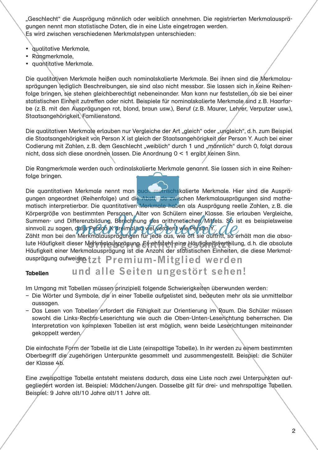 Mathe an Stationen - Inklusion: Stochastik Preview 4