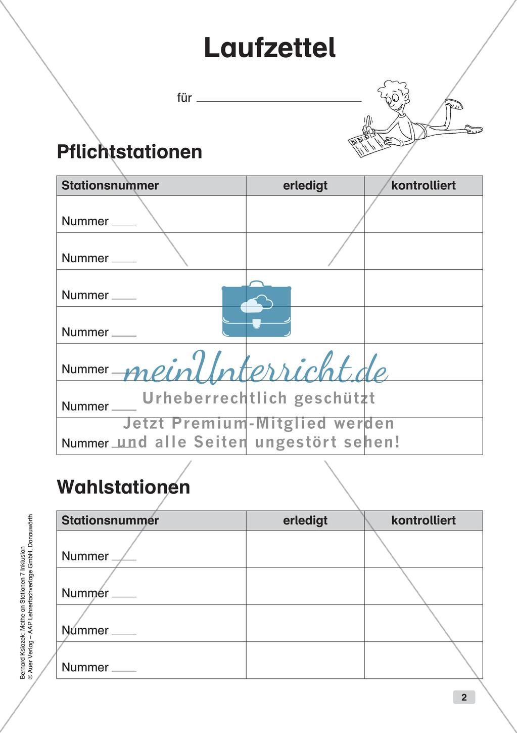 Mathe an Stationen - Inklusion: Winkel und Dreieckskonstruktionen Preview 4
