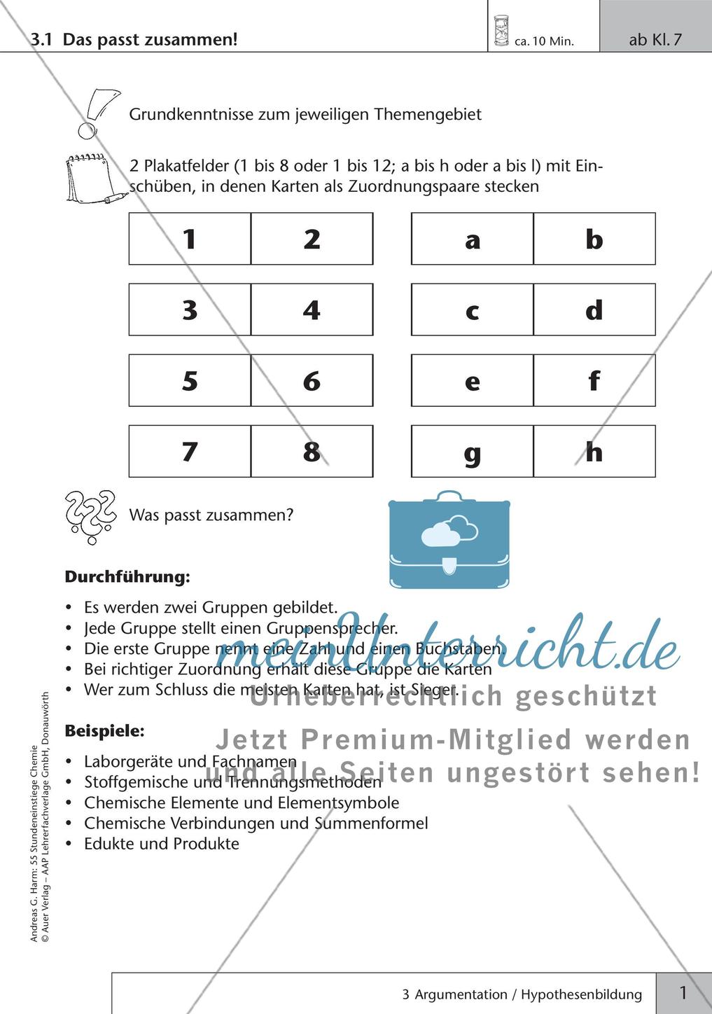 Stundeneinstiege: Hypothesenbildung Preview 3
