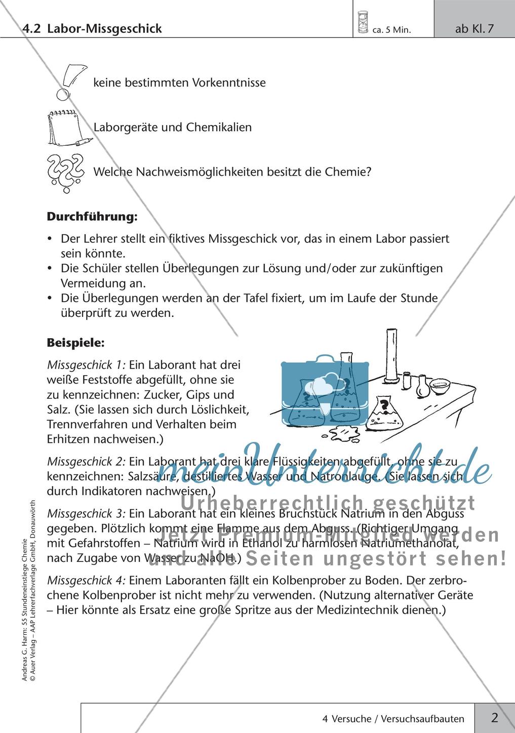 Stundeneinstiege: Versuche und Versuchsaufbauten Preview 4