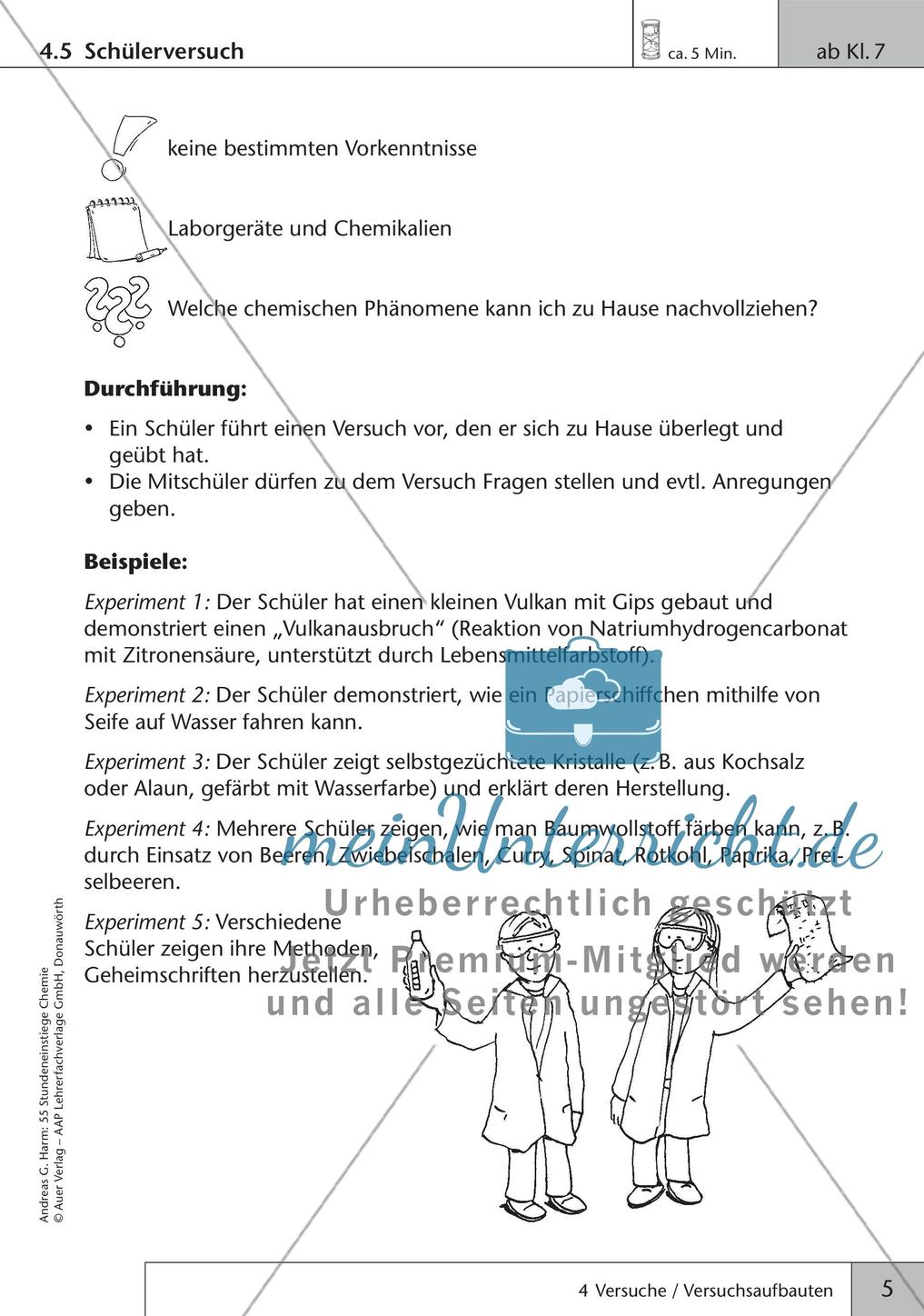 Stundeneinstiege: Versuche und Versuchsaufbauten Preview 7