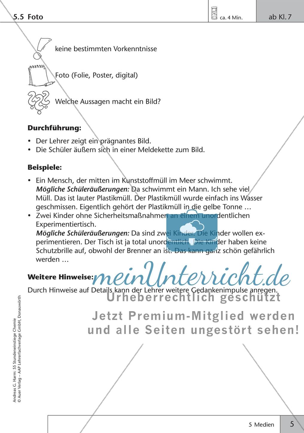 Stundeneinstiege: Verwendung von Medien Preview 7