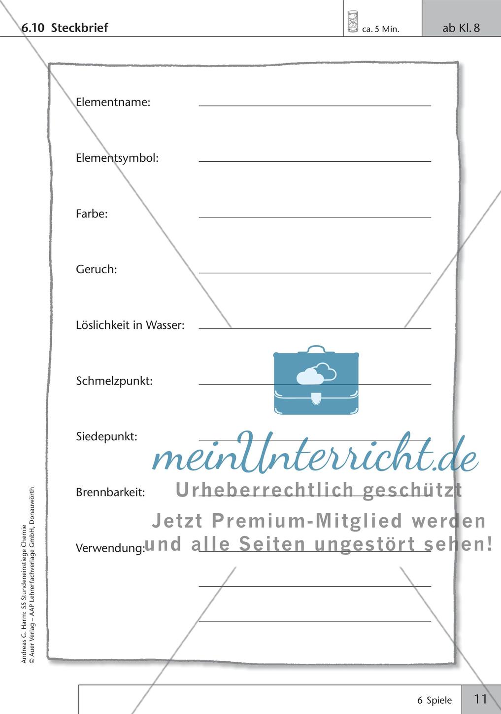 Stundeneinstiege: Spiele Preview 13