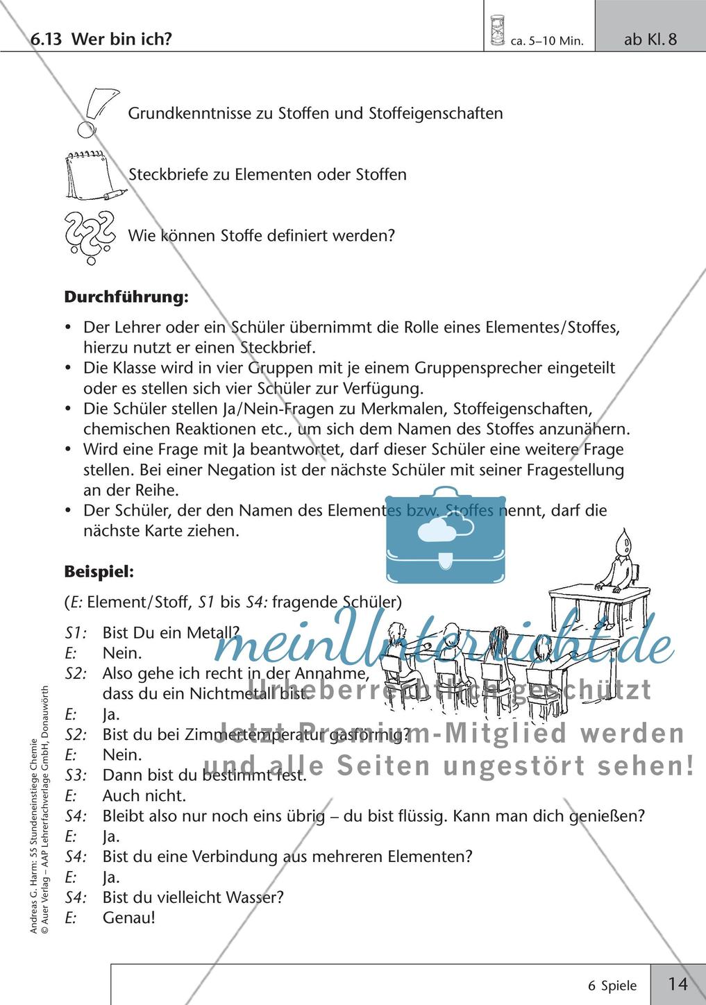 Stundeneinstiege: Spiele Preview 16