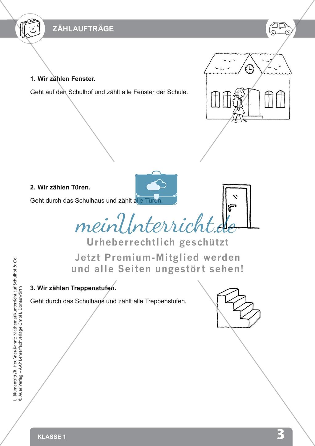 Mathematik auf dem Schulhof: Zählen und Rechengeschichten Preview 5