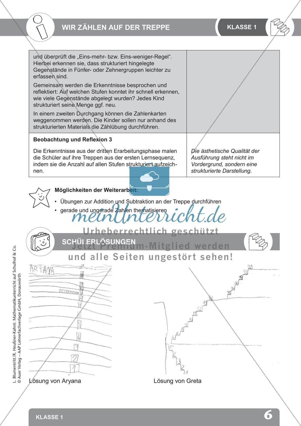 Mathematik auf dem Schulhof: Zählen und Rechengeschichten Preview 8