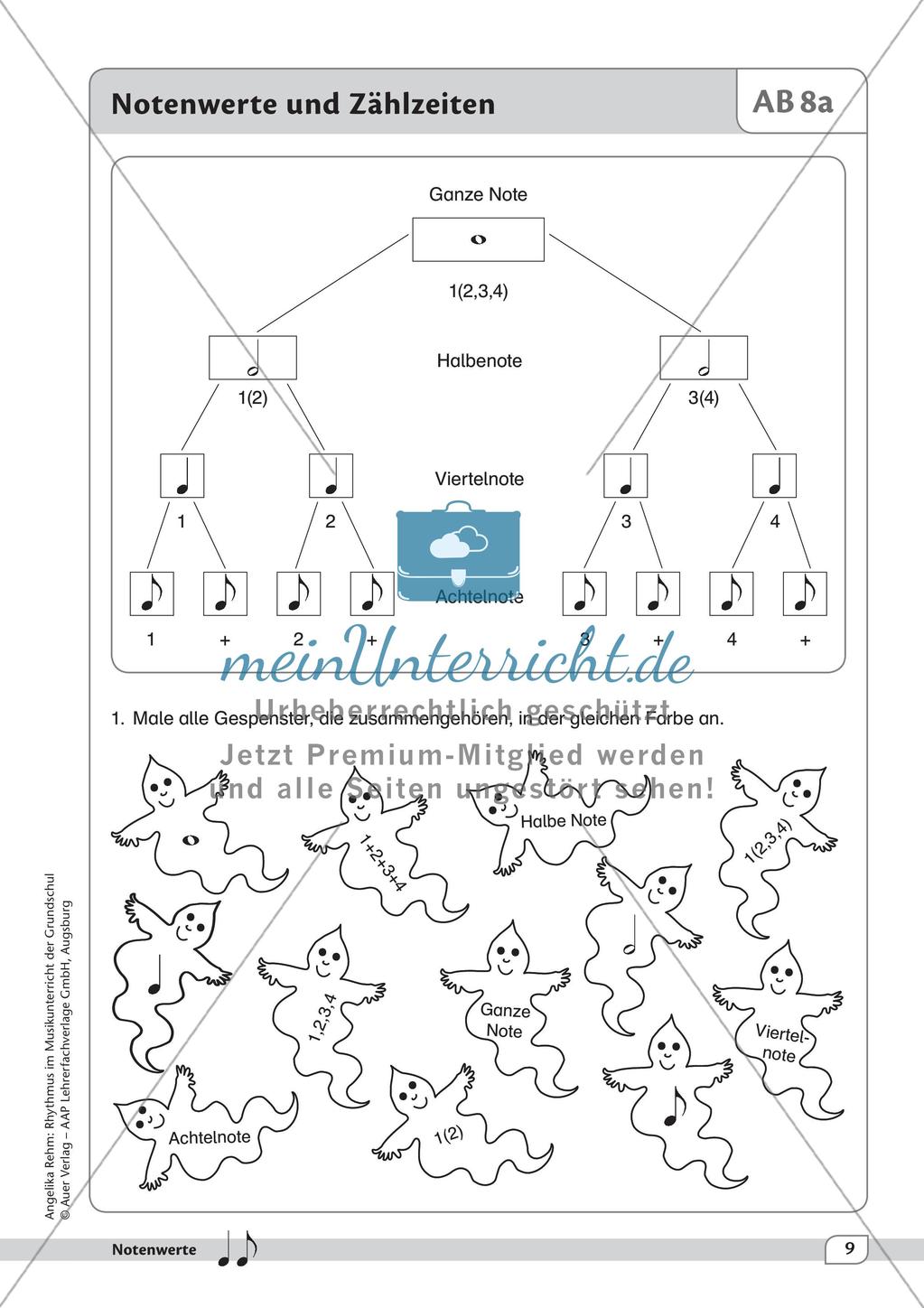 Rhythmische Übungen: Notenwerte Preview 11