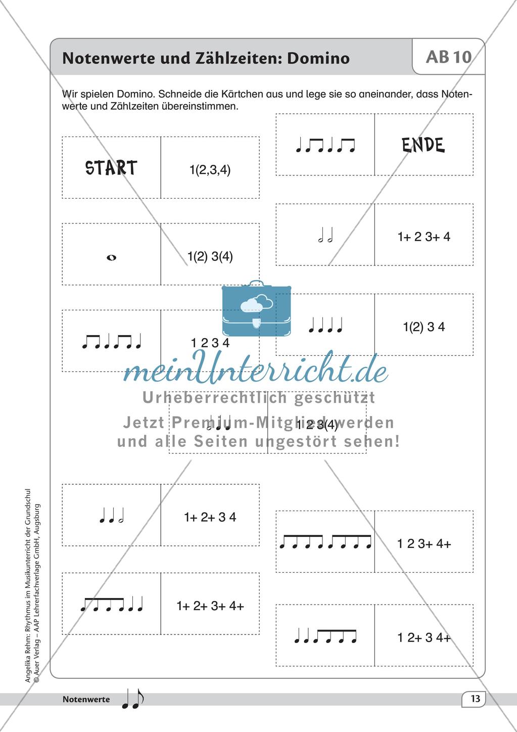 Rhythmische Übungen: Notenwerte Preview 15