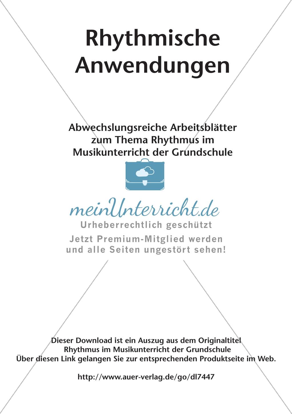 Rhythmisches kennenlernen