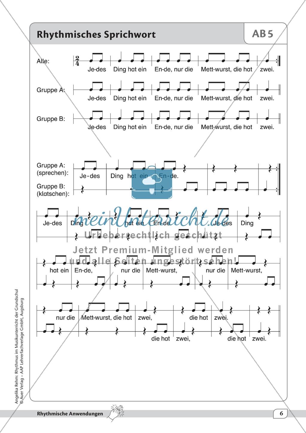 Rhythmische Übungen: Praktische Anwendung Preview 8