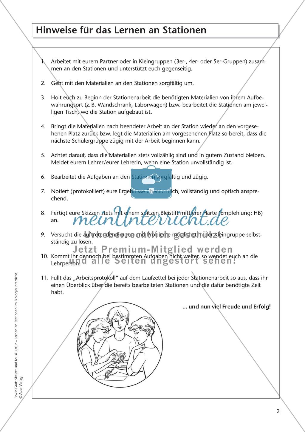 Stationsarbeit zum Thema