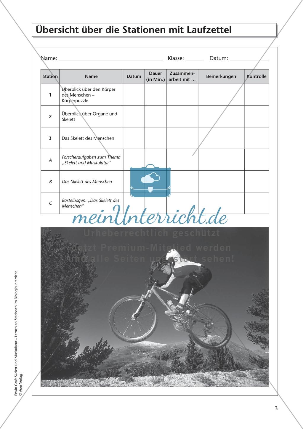 Stationsarbeit zum Thema