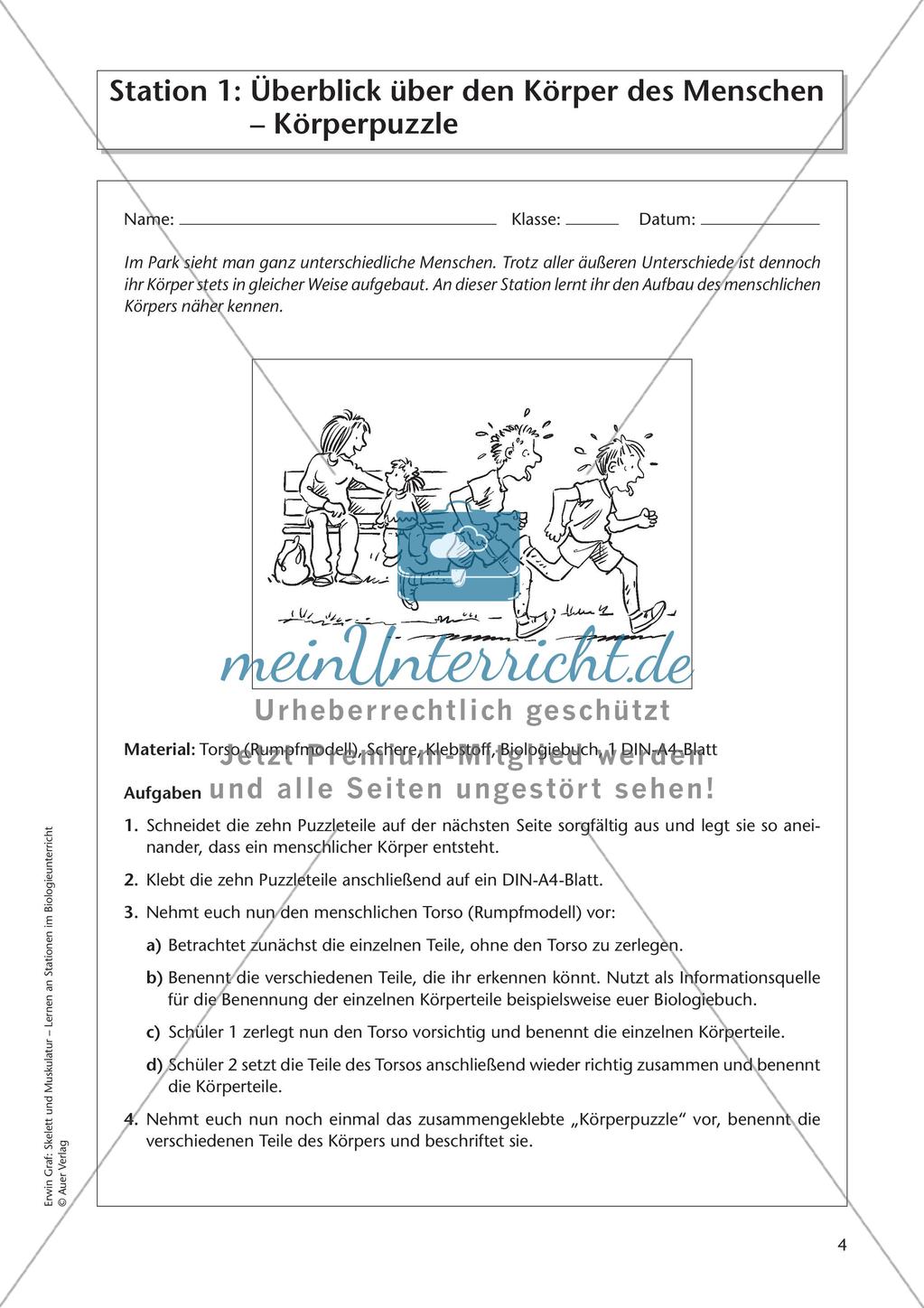 Stationsarbeit zum Thema