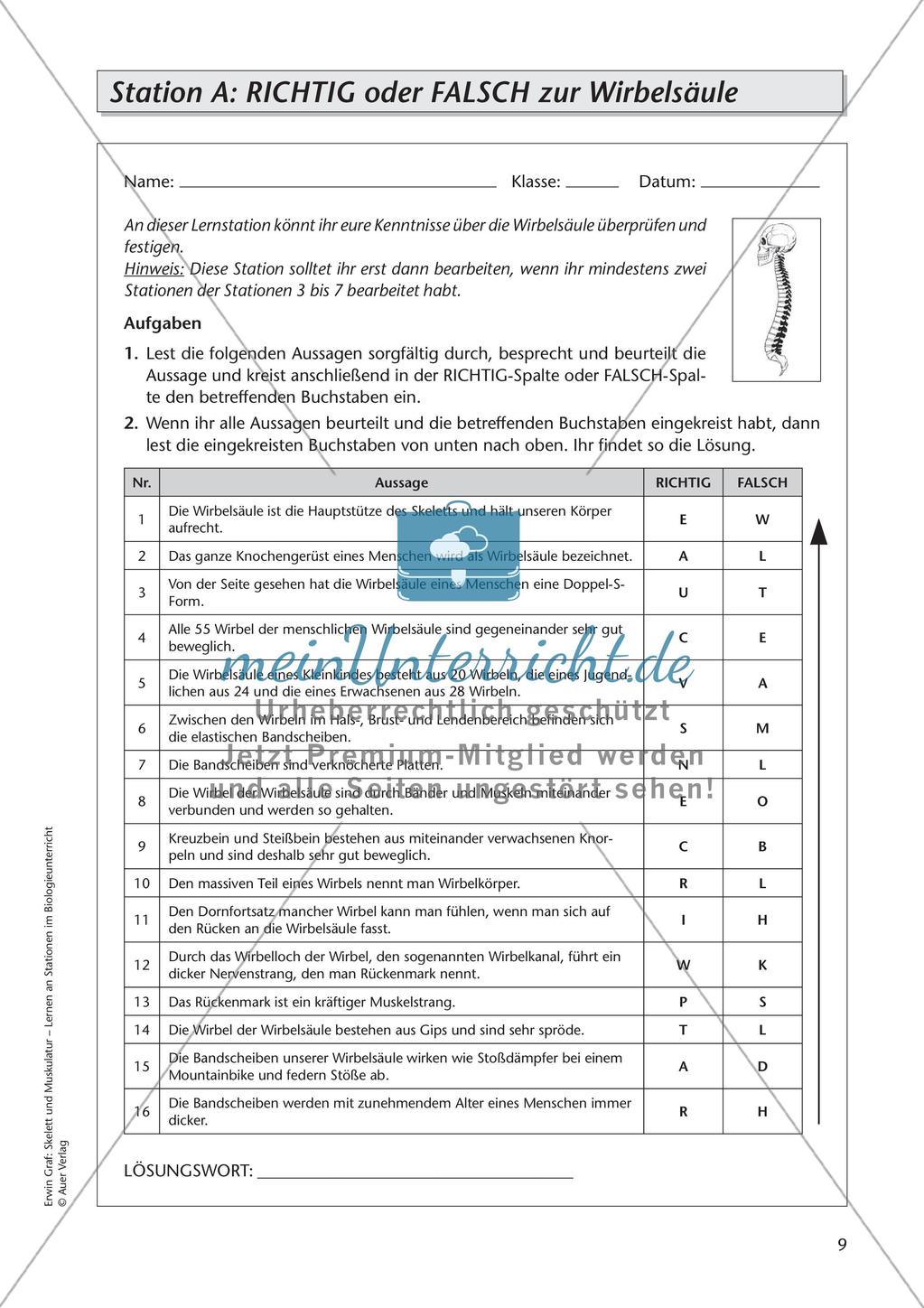 Stationsarbeit zum Thema