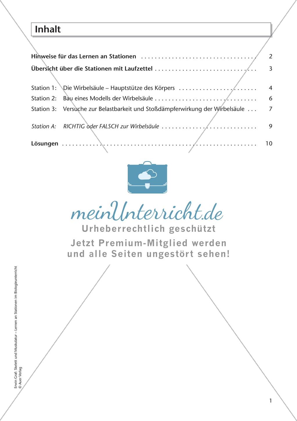 Stationsarbeit zum Thema