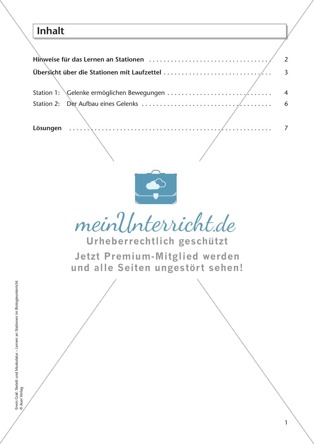 Stationsarbeit zum Thema