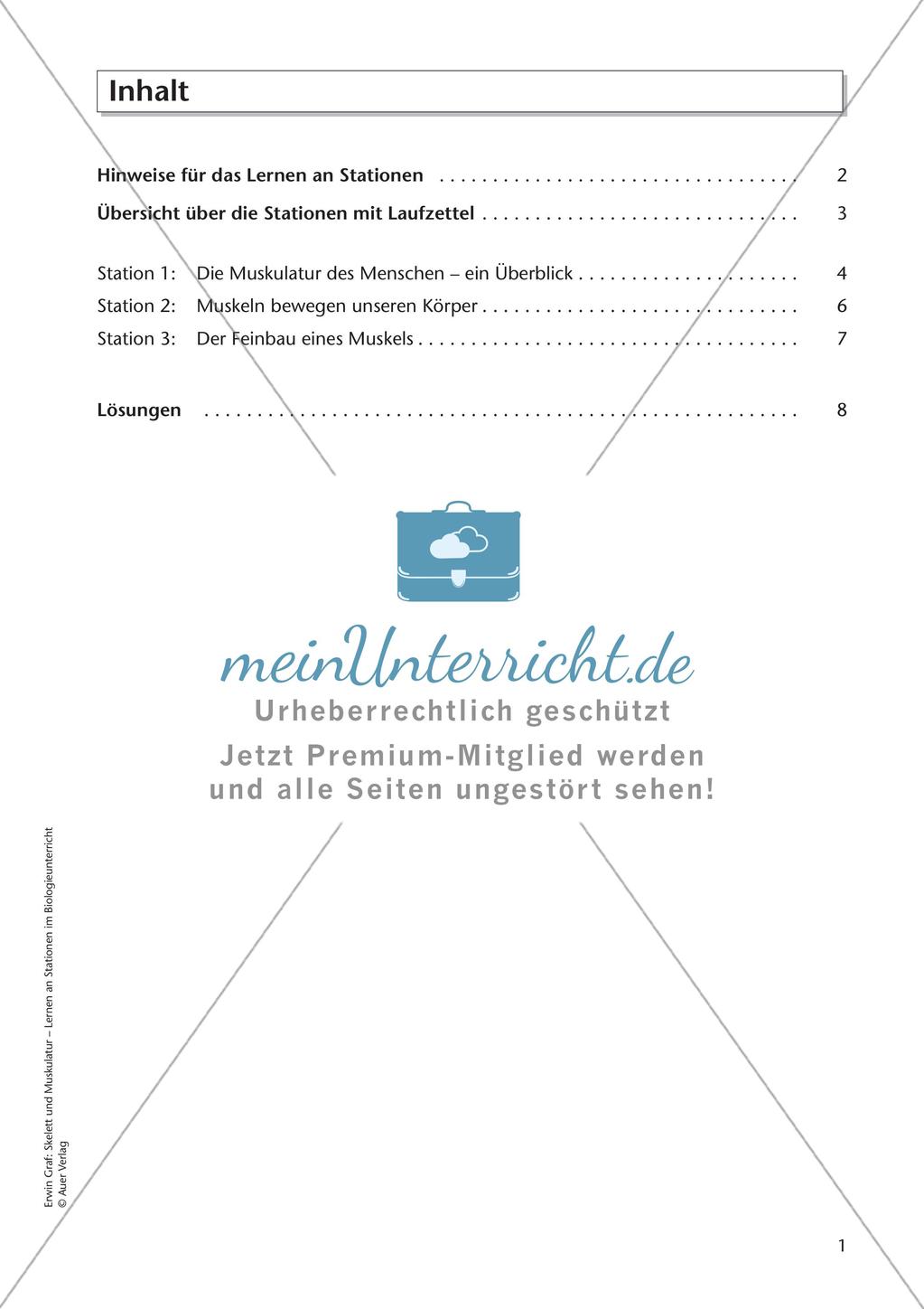 Stationsarbeit zum Thema