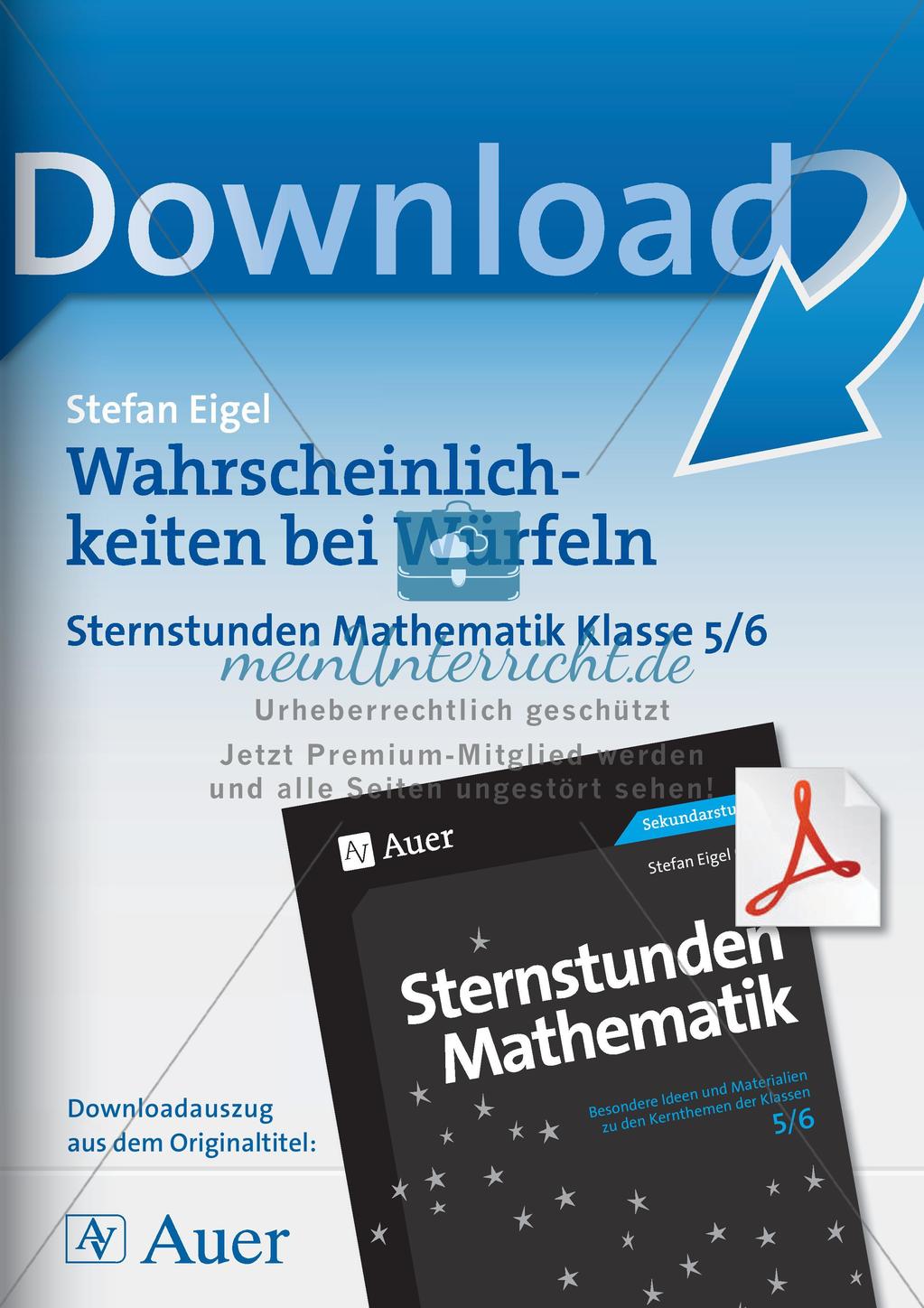 Produktive Übungen: Wahrscheinlichkeiten Preview 1
