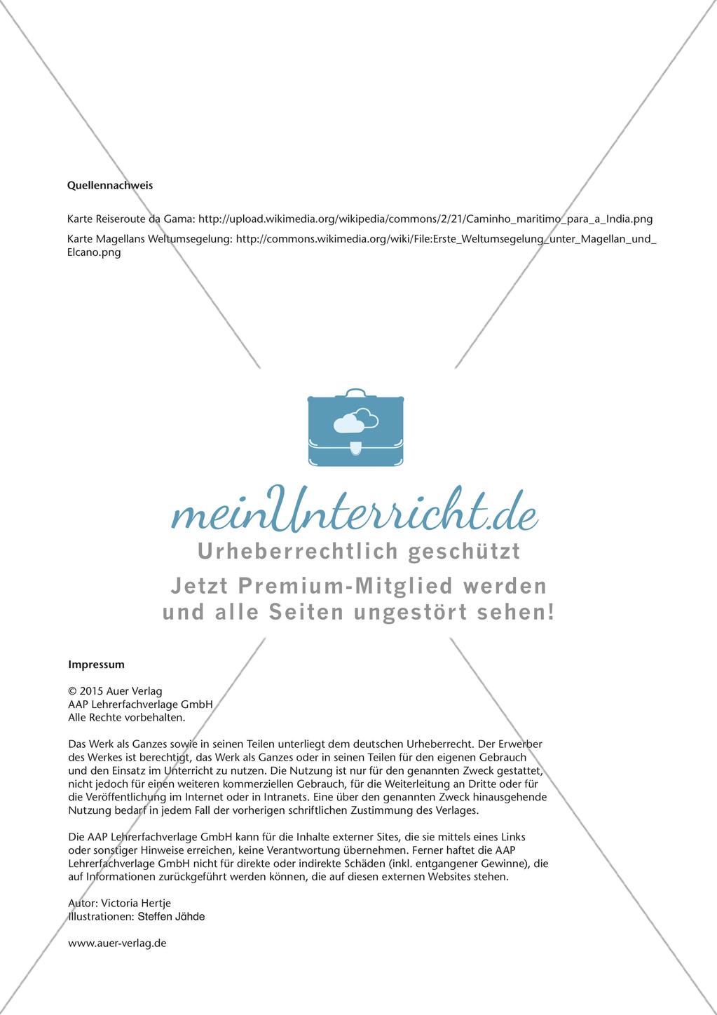 Stationenarbeit: Entdeckungsreisen der Spanier Preview 12