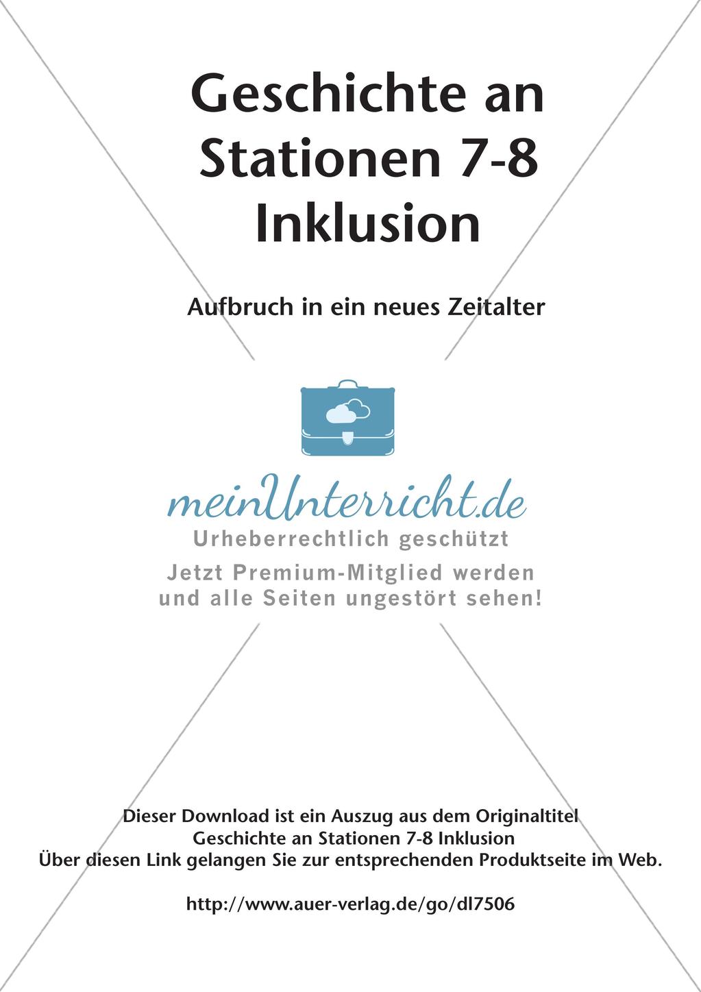 Stationenarbeit: Entdeckungsreisen der Spanier Preview 2