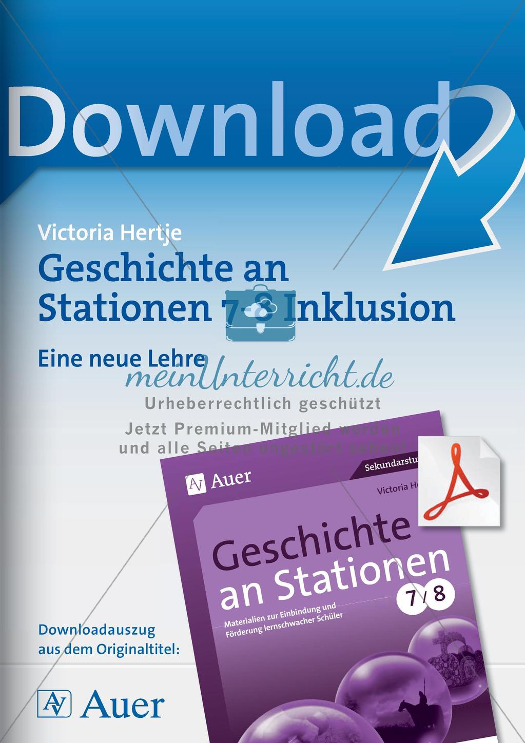 Stationenarbeit: Die Lehre Luthers Preview 1