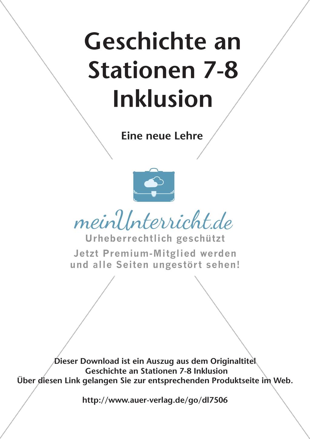 Stationenarbeit: Die Lehre Luthers Preview 2
